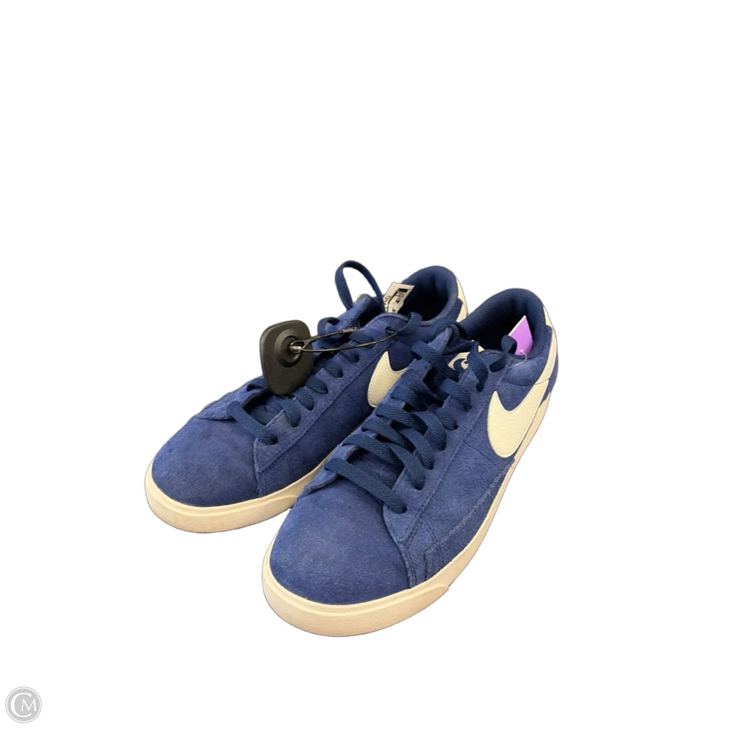 Shoes Sneakers By Nike In Blue & White, Size: 10