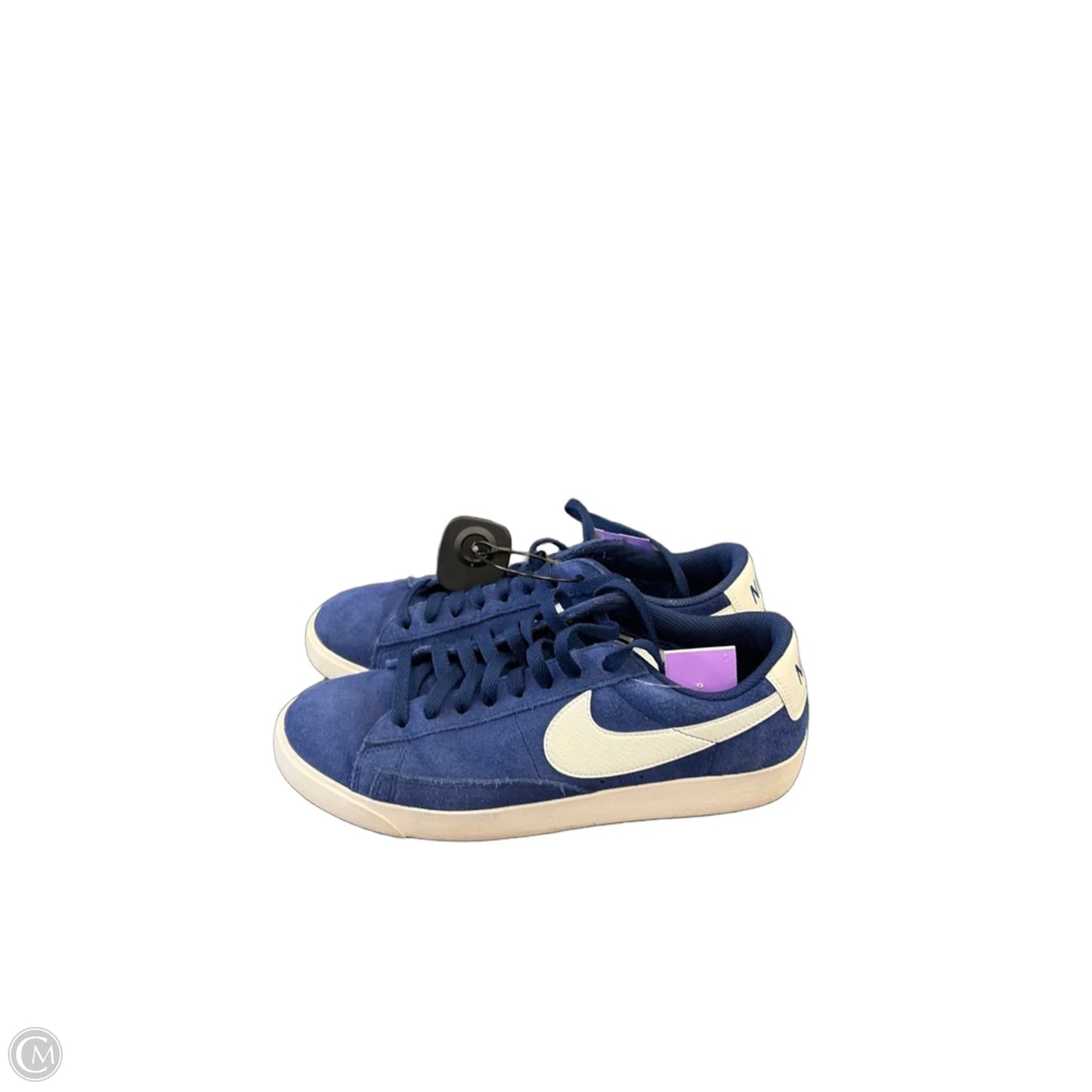 Shoes Sneakers By Nike In Blue & White, Size: 10