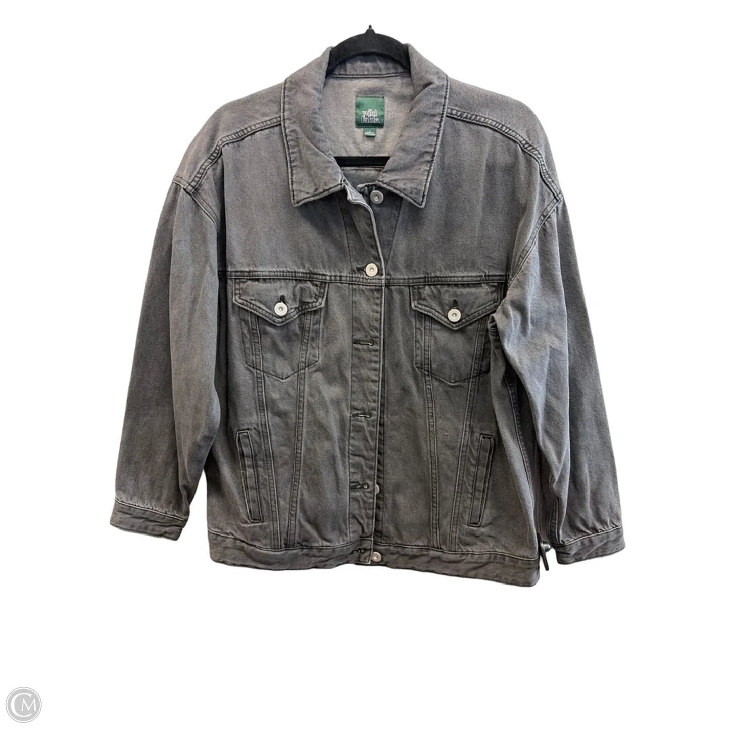 Jacket Denim By Wild Fable In Black Denim, Size: L