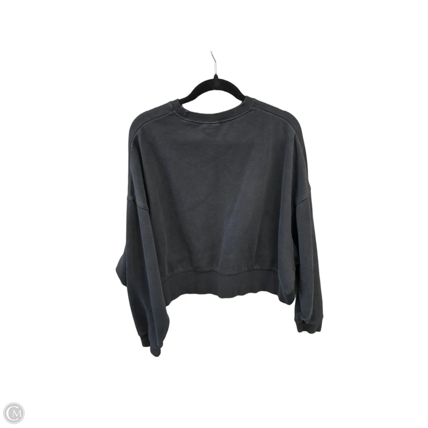 Athletic Sweatshirt Crewneck By Nike Apparel In Black, Size: M