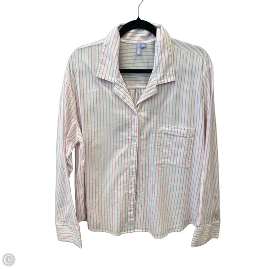 Top Long Sleeve By Clothes Mentor In Striped Pattern, Size: L