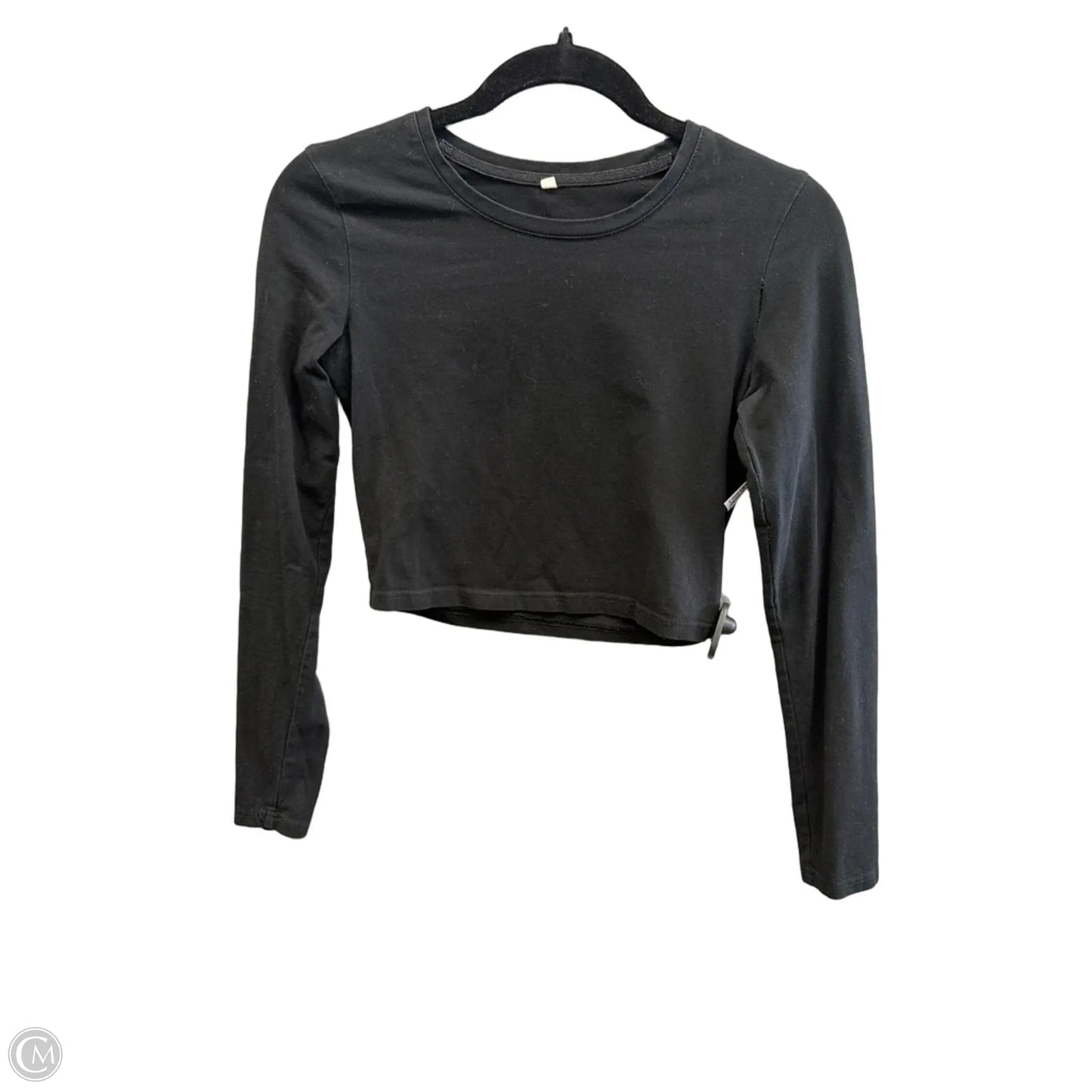 Top Long Sleeve By Clothes Mentor In Black, Size: S