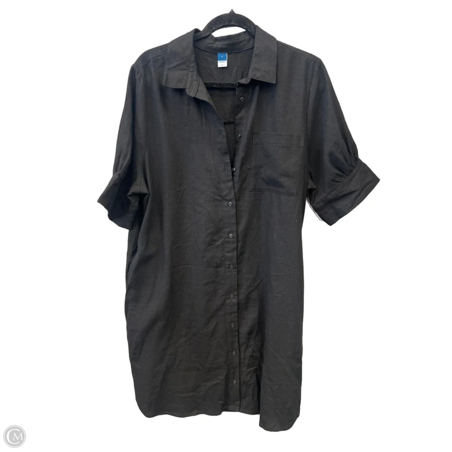 Dress Casual Midi By Old Navy In Black, Size: L