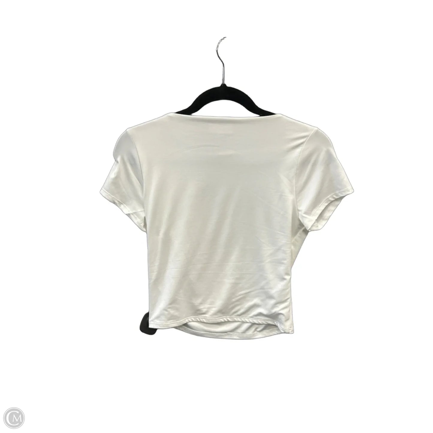 Top Short Sleeve By Live In The Moment In White, Size: M