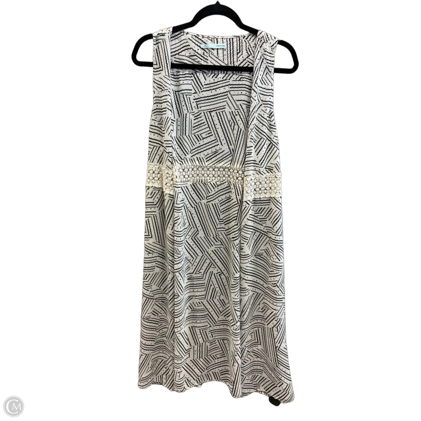 Vest Other By Maurices In Black & White, Size: L