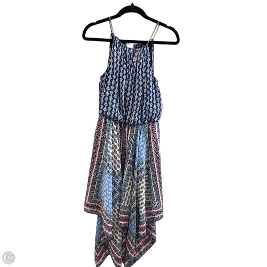 Dress Casual Midi By Maurices In Blue, Size: L