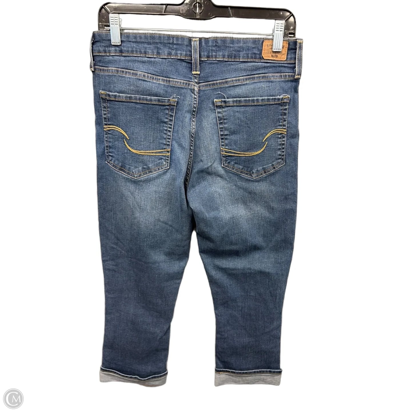 Capris By Levis Signature In Blue Denim, Size: 10