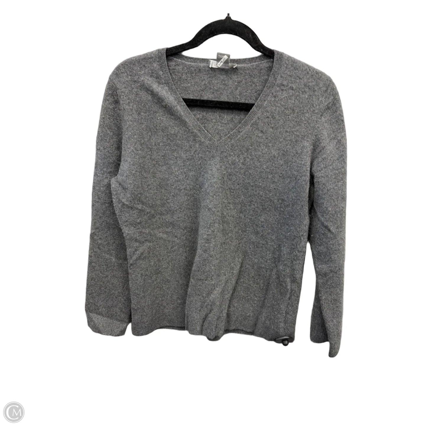 Sweater Cashmere By Ann Taylor In Grey, Size: Xl