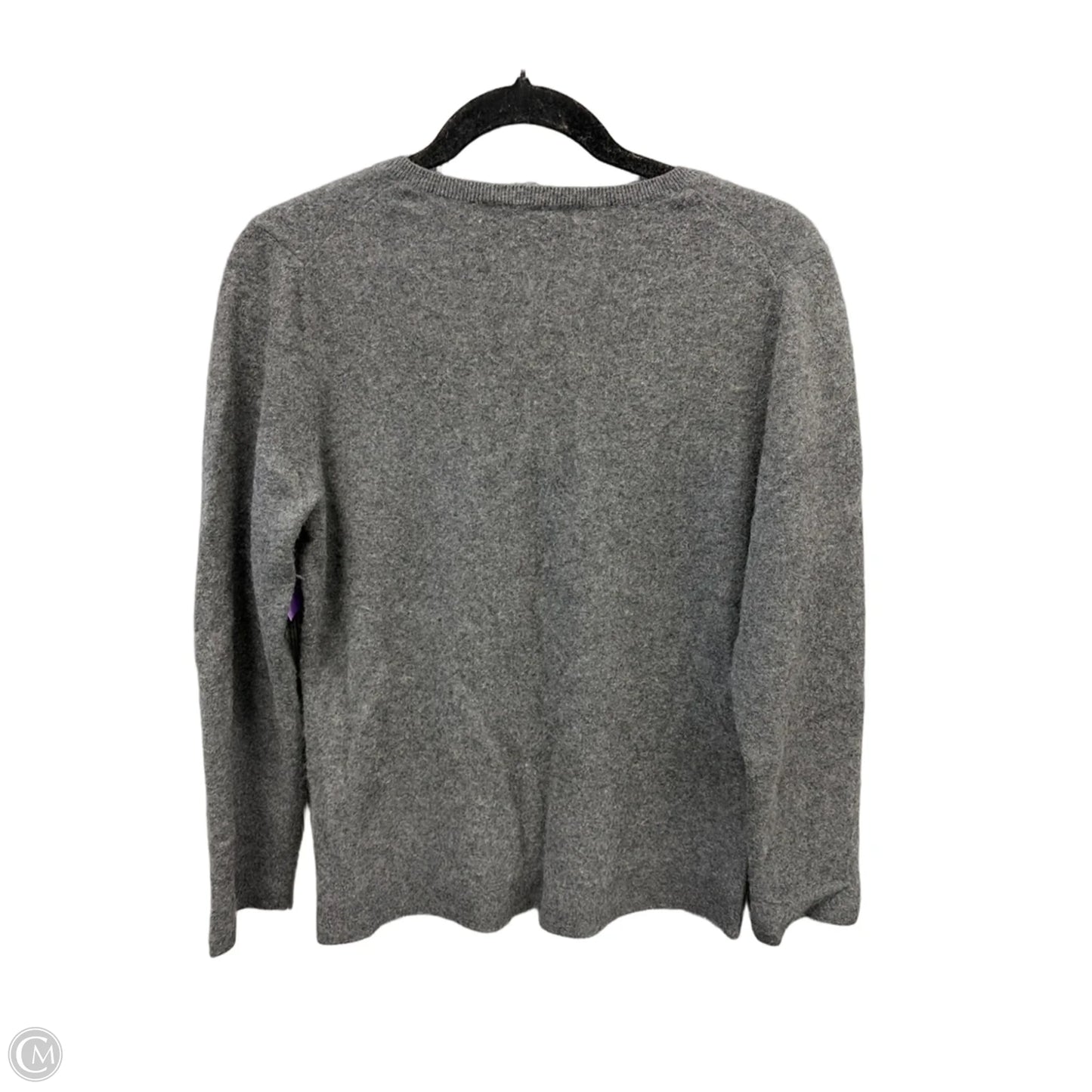 Sweater Cashmere By Ann Taylor In Grey, Size: Xl