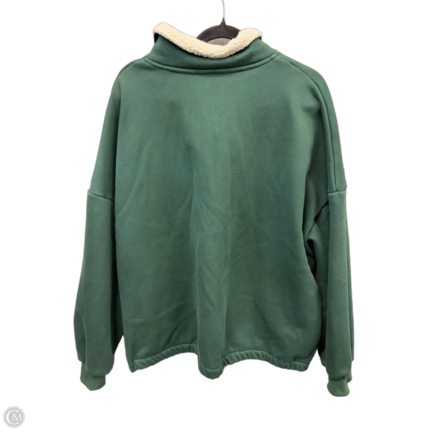 Sweatshirt Collar By Dee Elly In Green, Size: Xl
