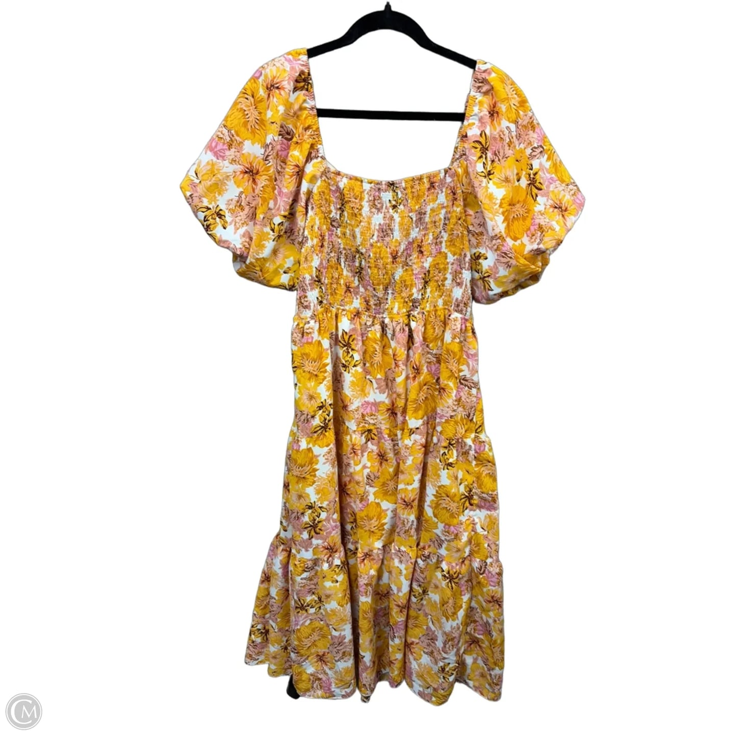 Dress Casual Maxi By Btfbm In Yellow, Size: Xl