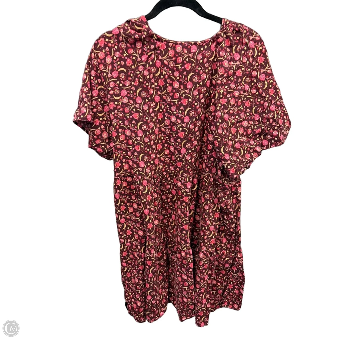 Dress Casual Midi By Old Navy In Red, Size: Xl