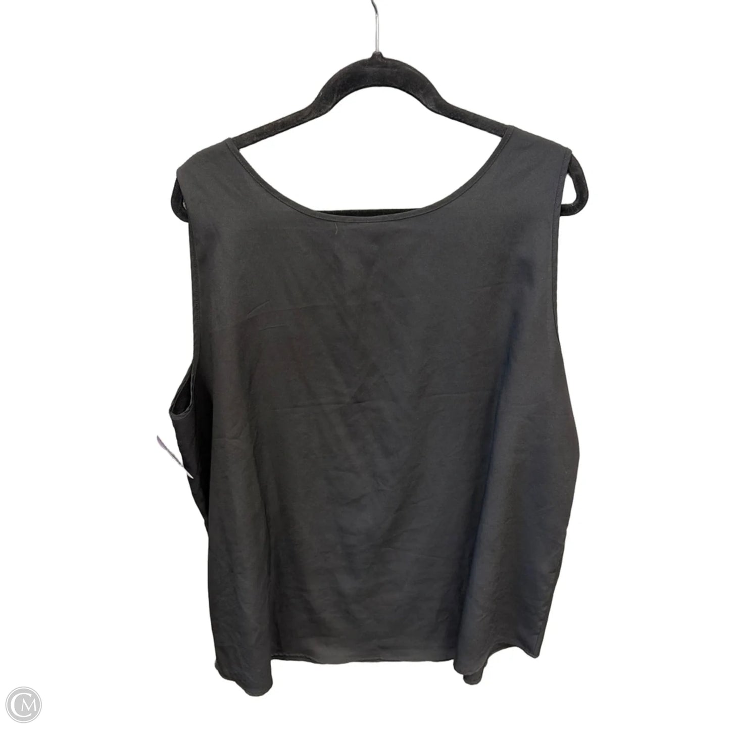 Tank Top By Faded Glory In Black, Size: 3x