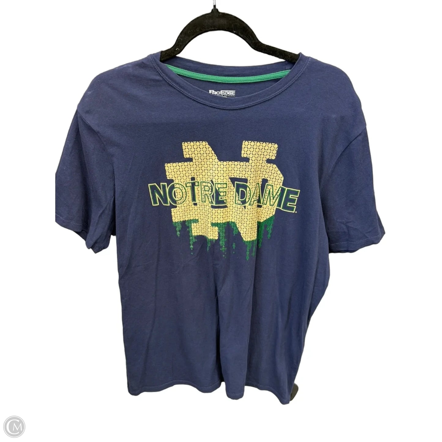 Top Short Sleeve By Clothes Mentor In Blue & Green, Size: L