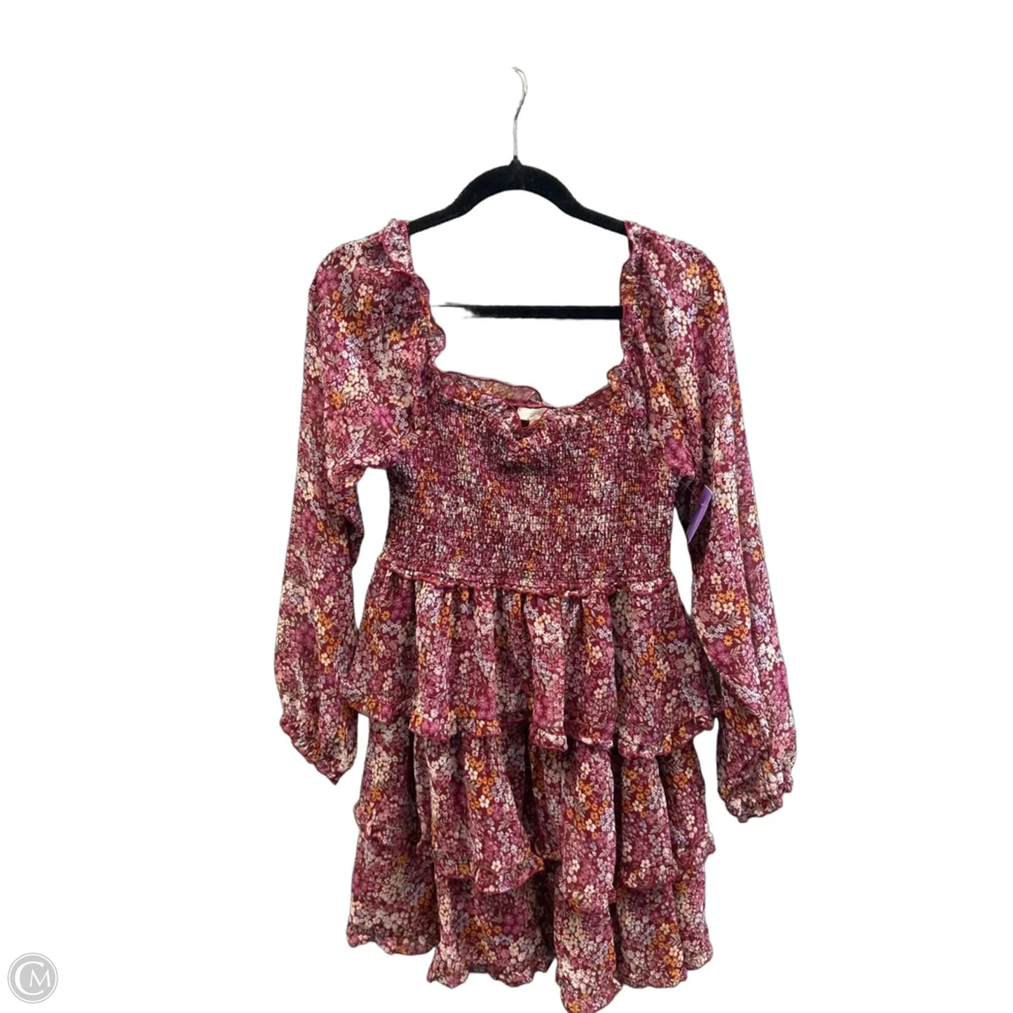 Dress Casual Midi By Ultra Flirt In Red, Size: L