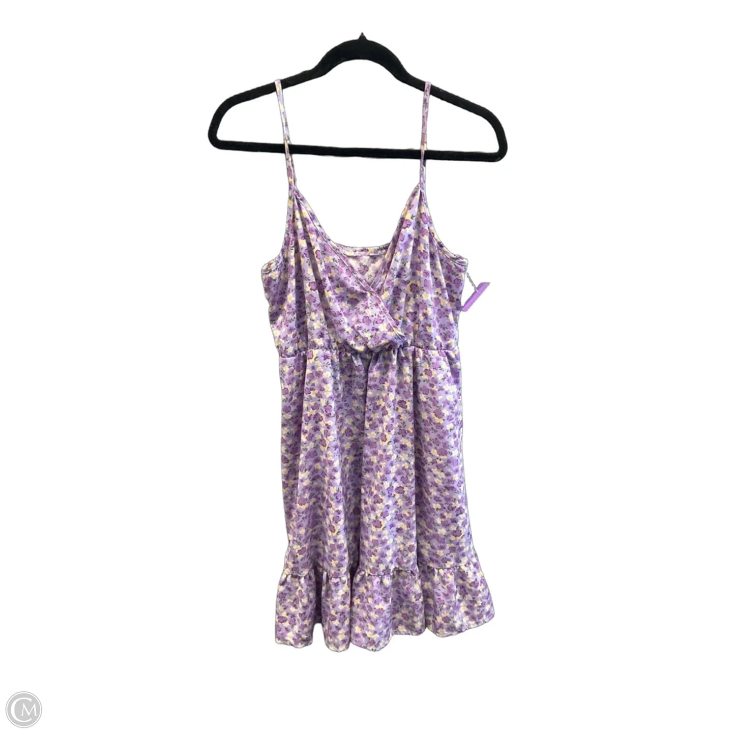 Dress Casual Midi By Shein In Purple, Size: L