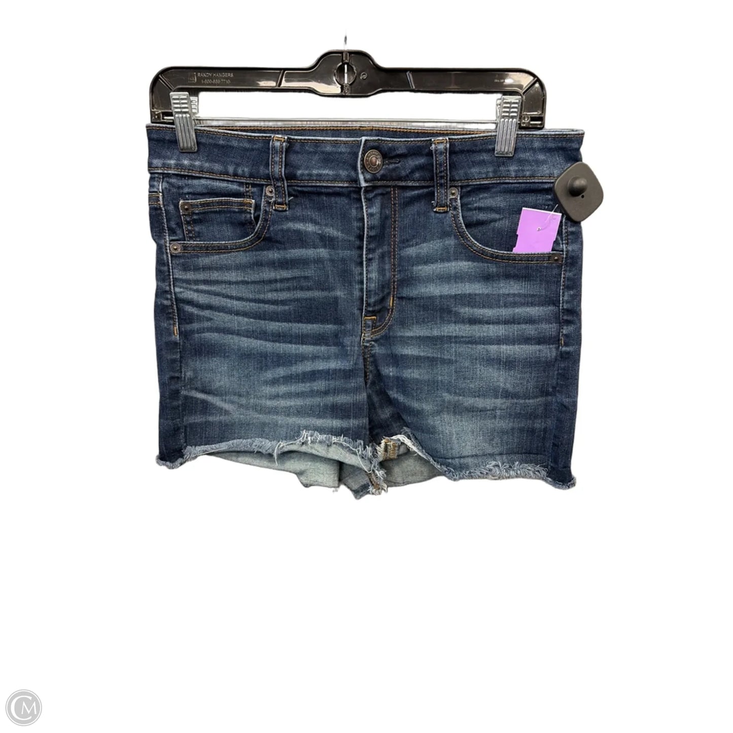 Shorts By American Eagle In Blue Denim, Size: 8