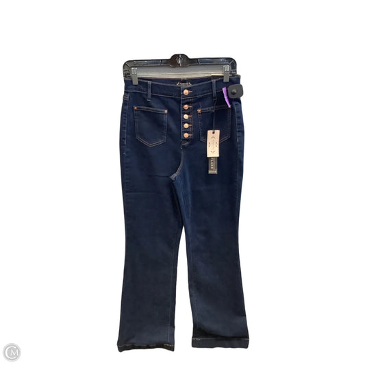 Jeans Flared By Nanette By Nanette Lepore In Blue Denim, Size: 8