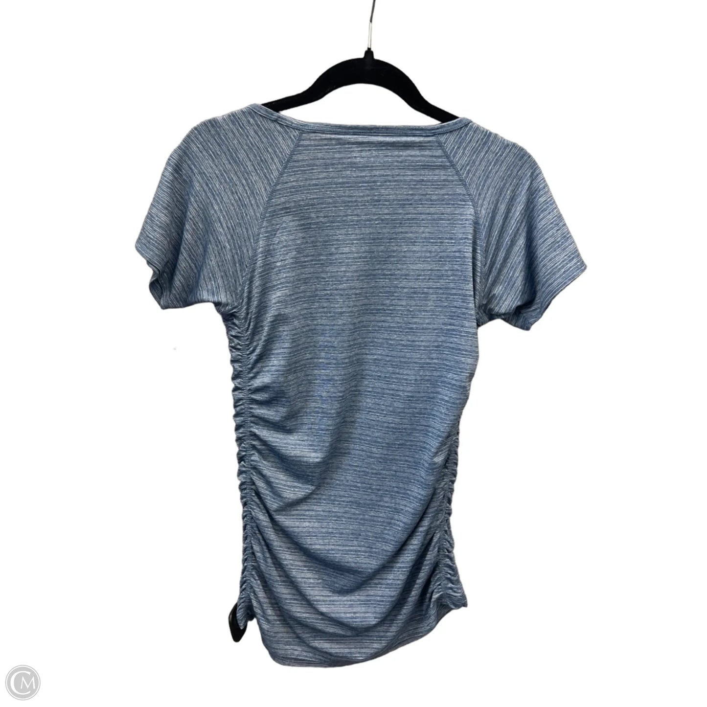 Athletic Top Short Sleeve By Eddie Bauer In Blue, Size: S