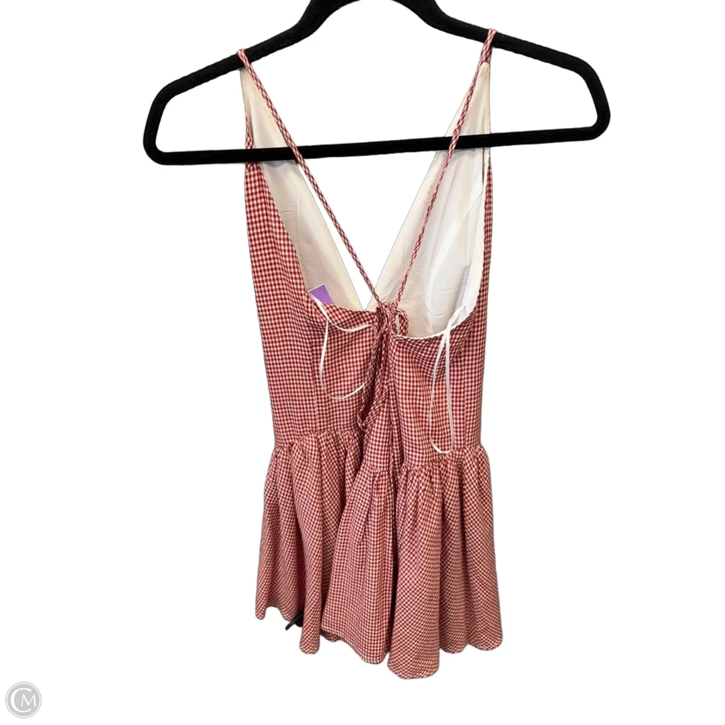 Dress Casual Short By Clothes Mentor In Red & White, Size: S