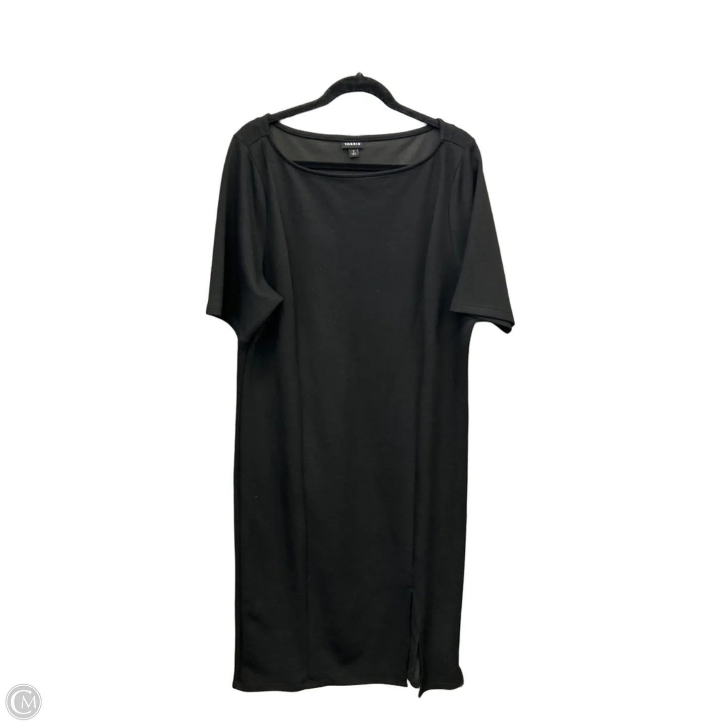 Dress Casual Midi By Torrid In Black, Size: 2x
