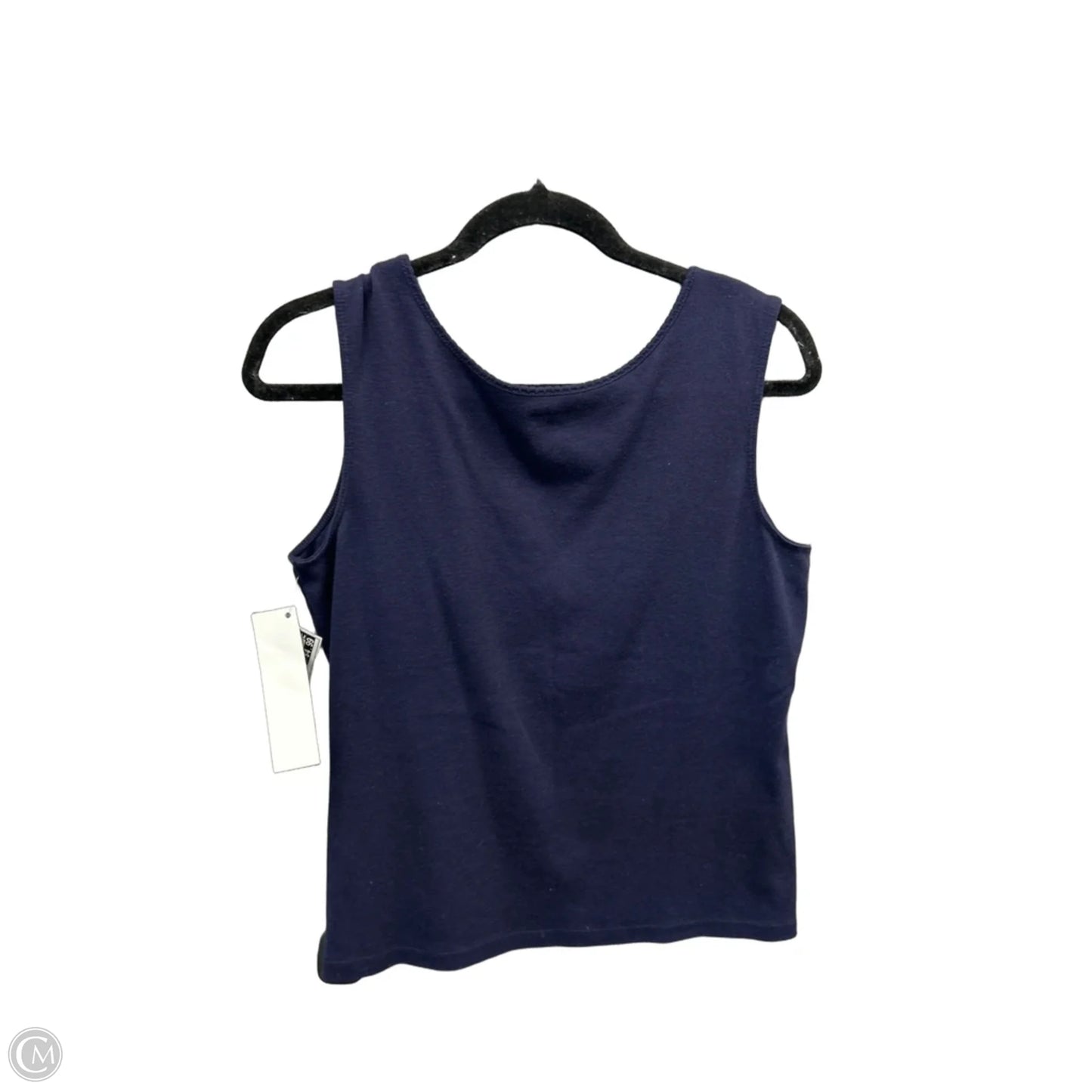 Tank Top By Studio Works In Navy, Size: Xlp