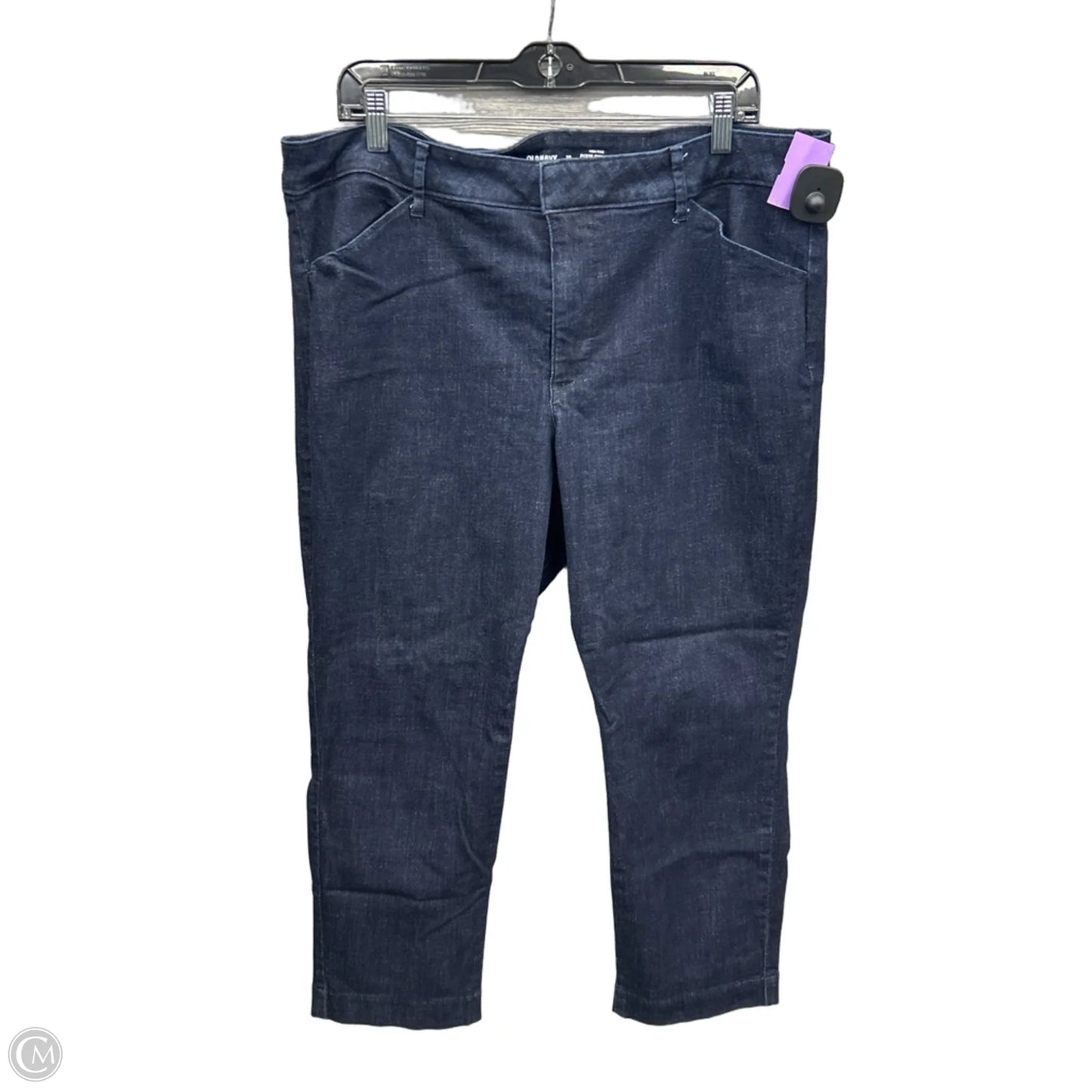 Jeans Skinny By Old Navy In Blue Denim, Size: 20