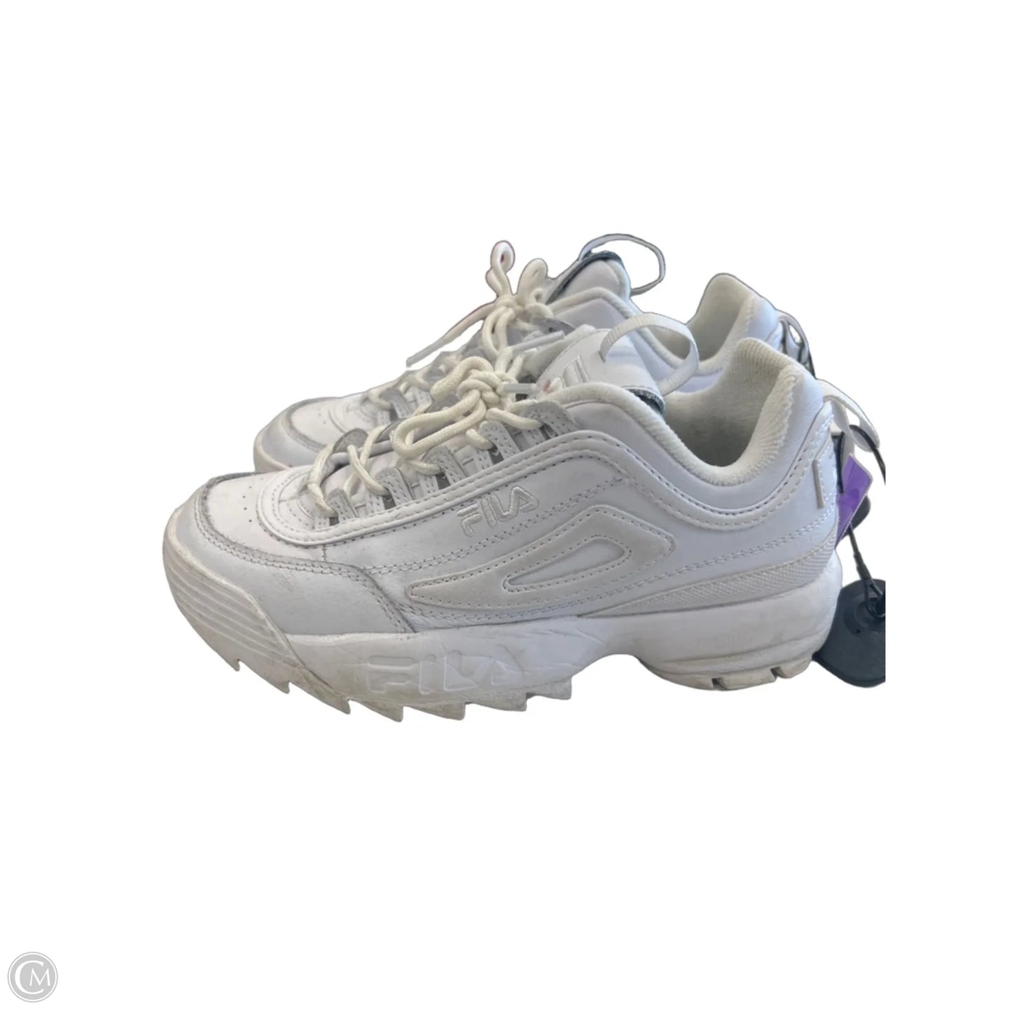 Shoes Athletic By Fila In White, Size: 7