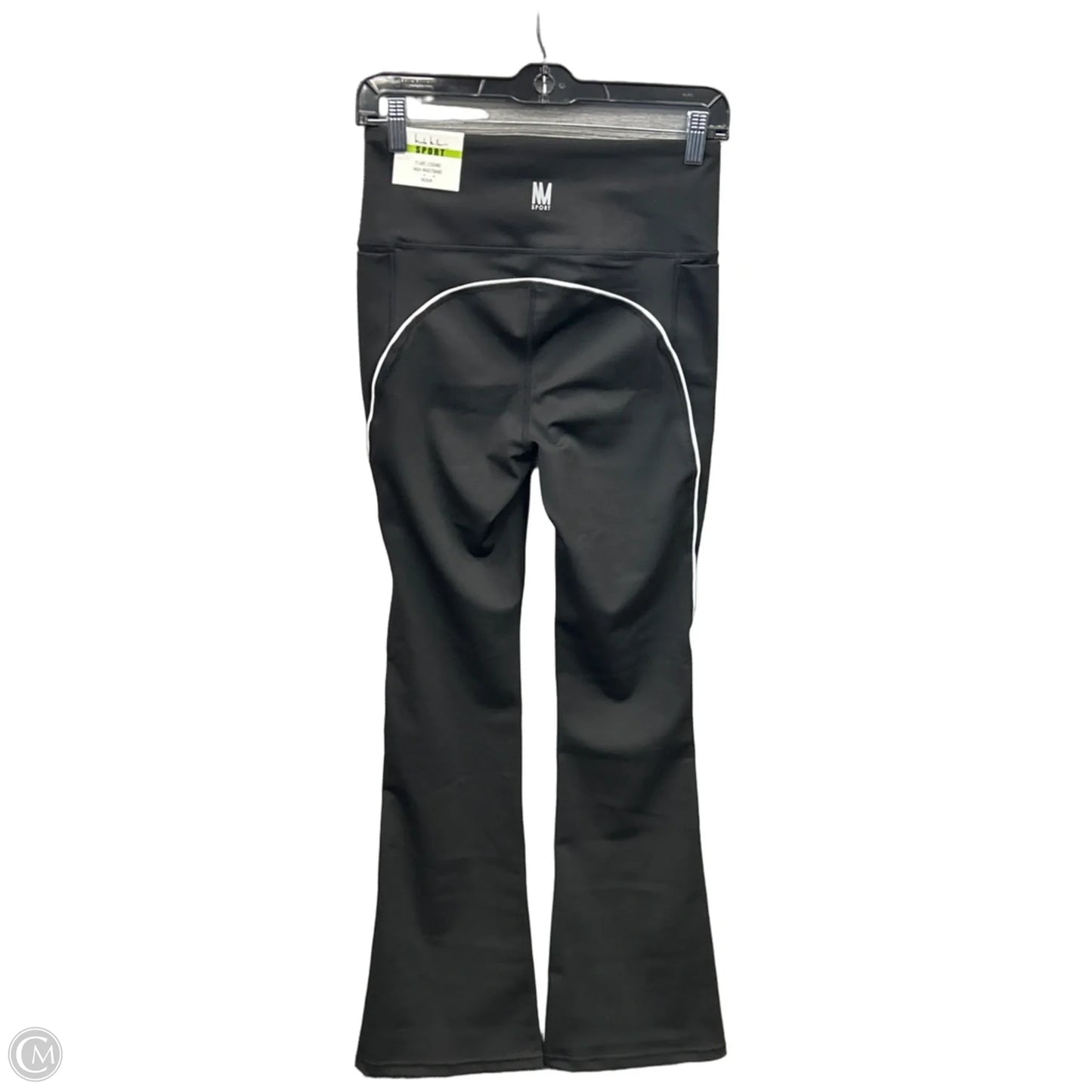 Athletic Leggings By Nicole By Nicole Miller In Black, Size: M