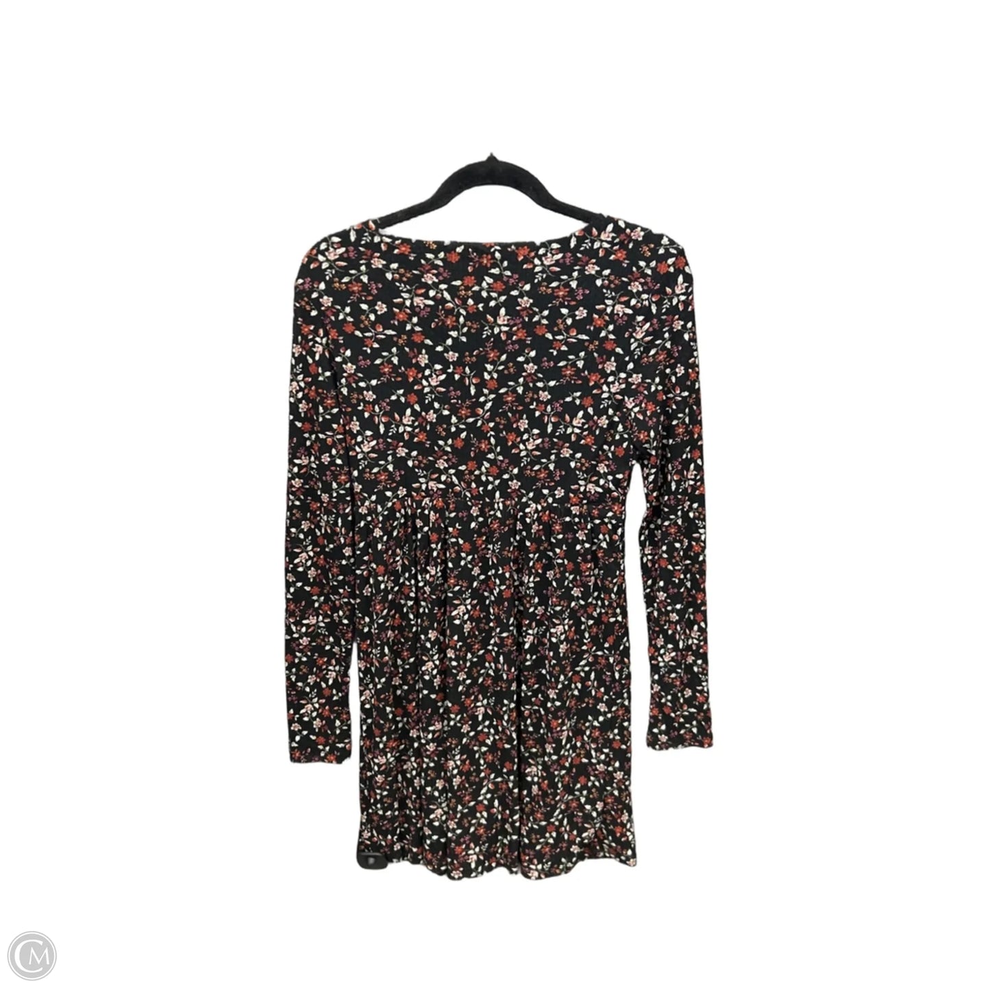Dress Casual Midi By Clothes Mentor In Black & Red, Size: M