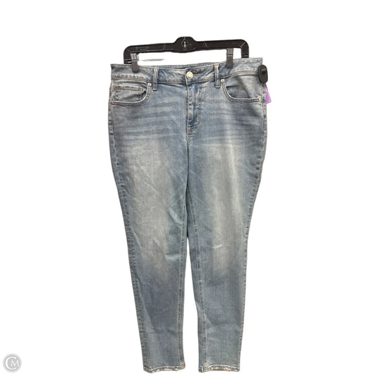 Jeans Skinny By Maurices In Blue Denim, Size: 10