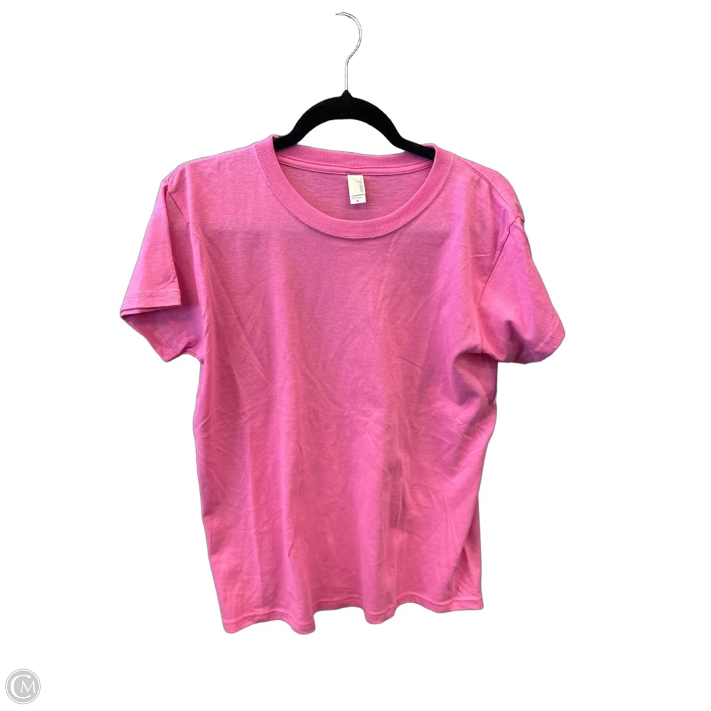 Top Short Sleeve Basic By Clothes Mentor In Pink, Size: M
