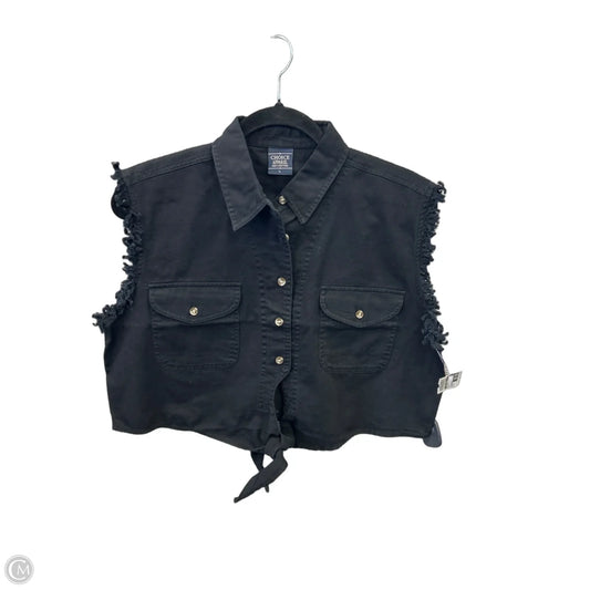Vest Other By Clothes Mentor In Black, Size: 12