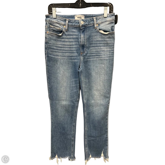 Jeans Skinny By Paige In Blue Denim, Size: 10