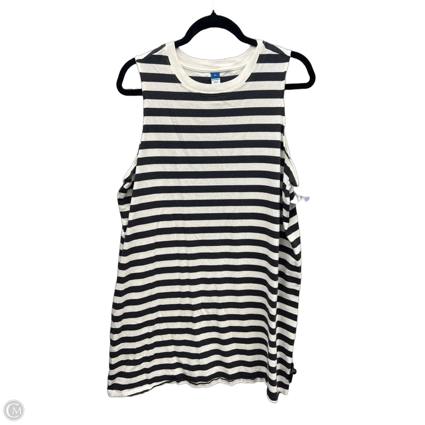 Dress Casual Midi By Old Navy In Striped Pattern, Size: Xl