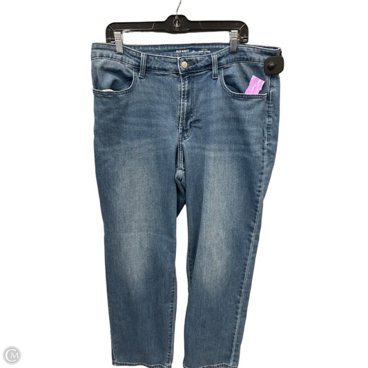 Jeans Wide Leg By Old Navy In Blue Denim, Size: 16