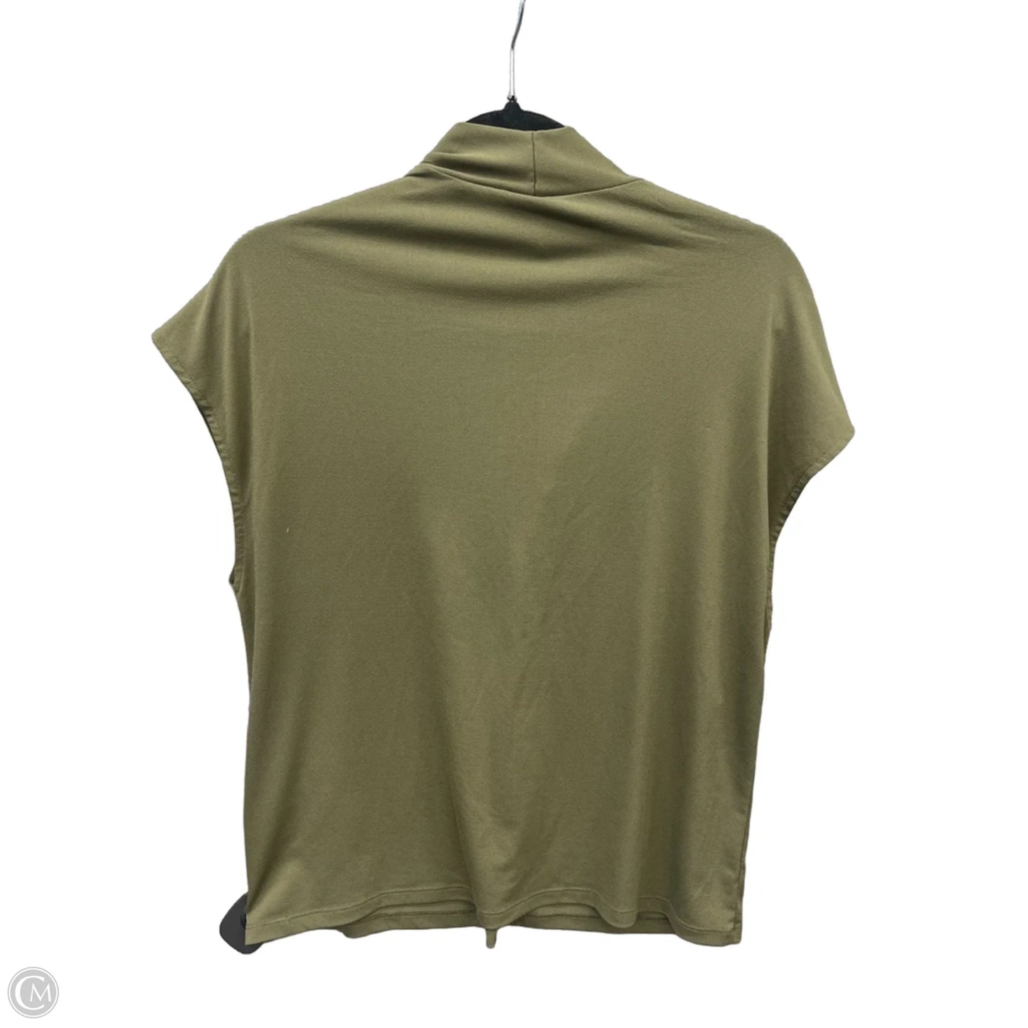 Top Short Sleeve By H&m In Green, Size: M