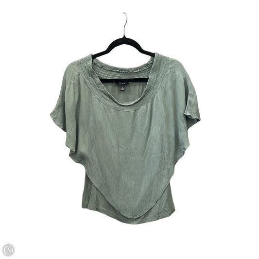 Blouse Short Sleeve By Alyx In Green, Size: S