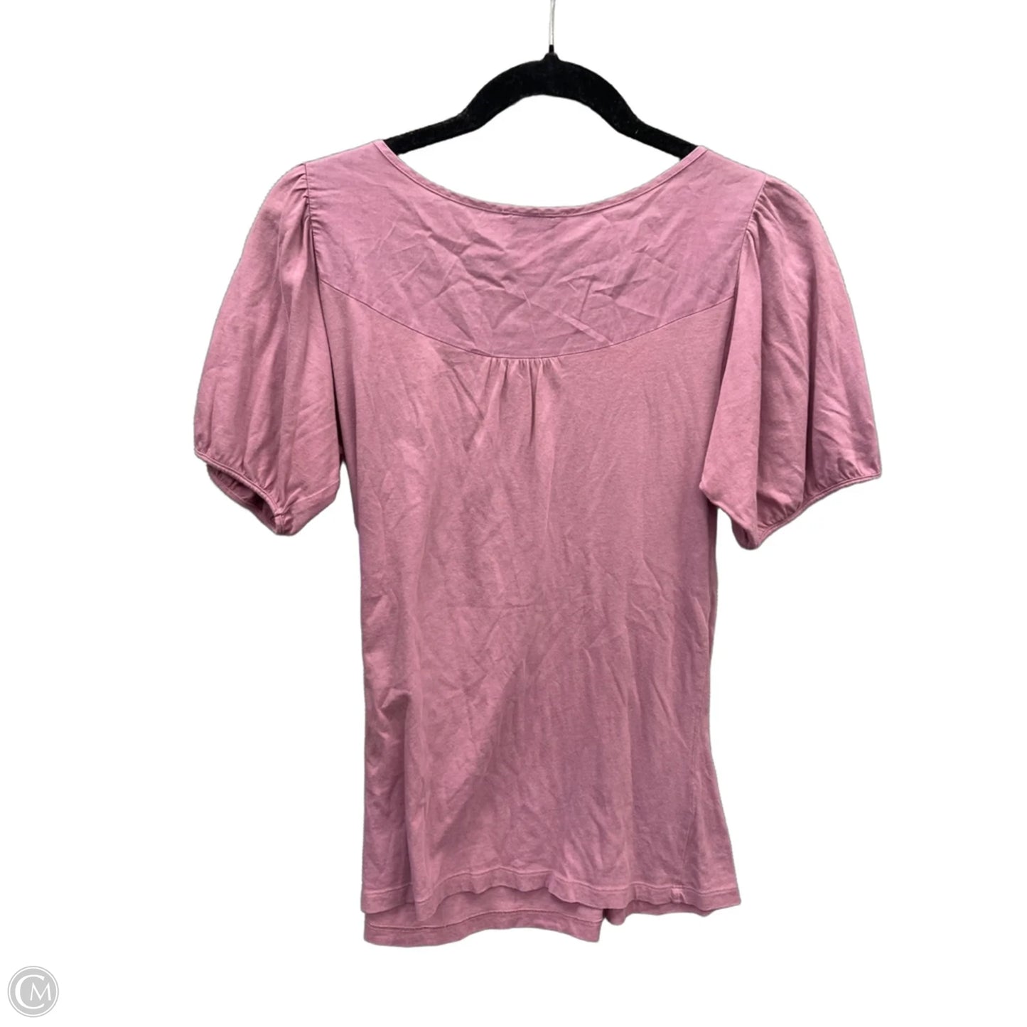 Top Short Sleeve By Loft In Purple, Size: S