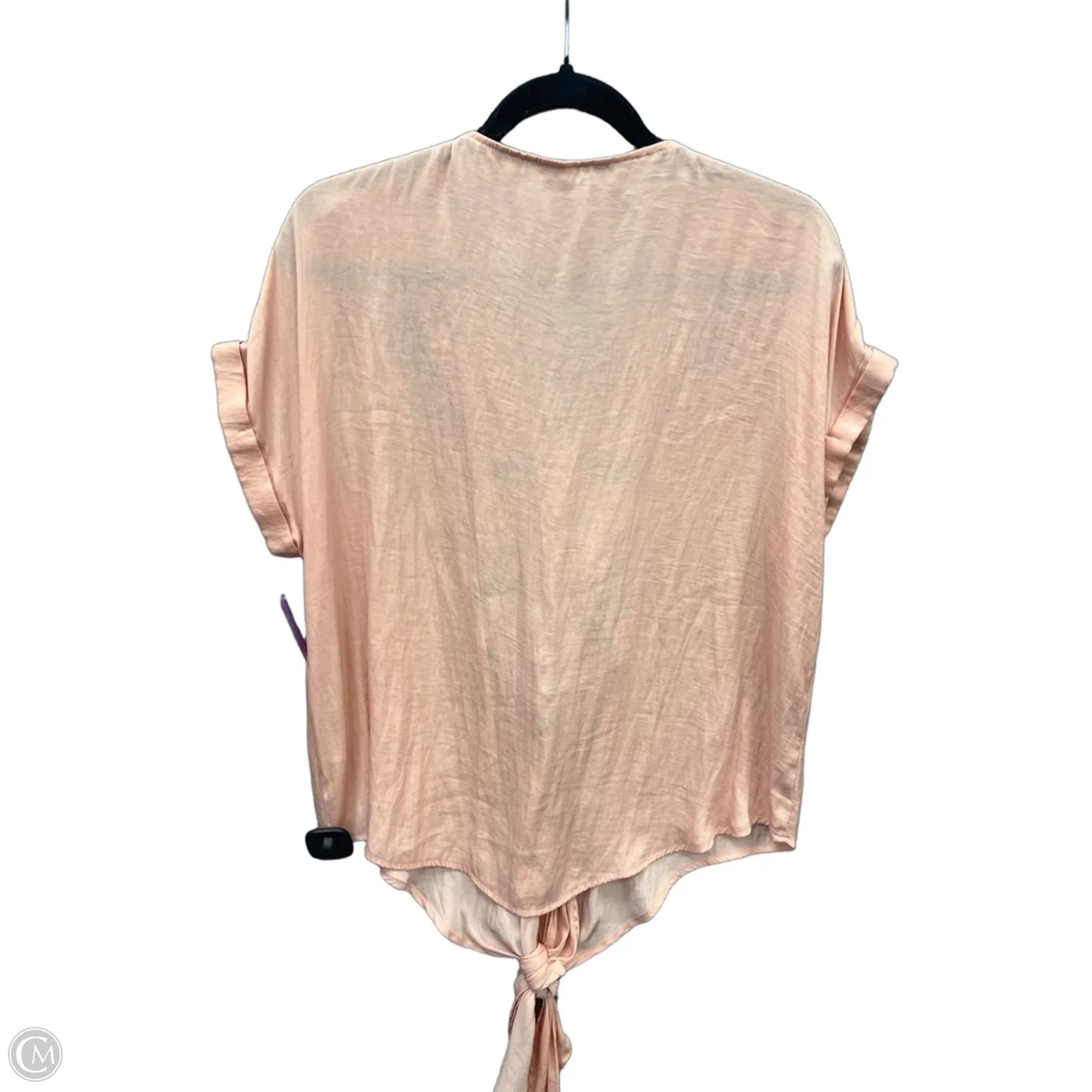 Blouse Short Sleeve By Clothes Mentor In Pink, Size: S