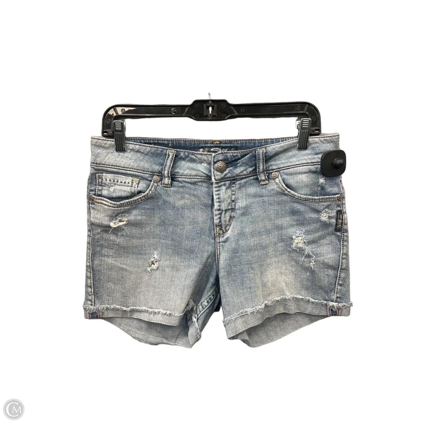 Shorts By Silver In Blue Denim, Size: 6