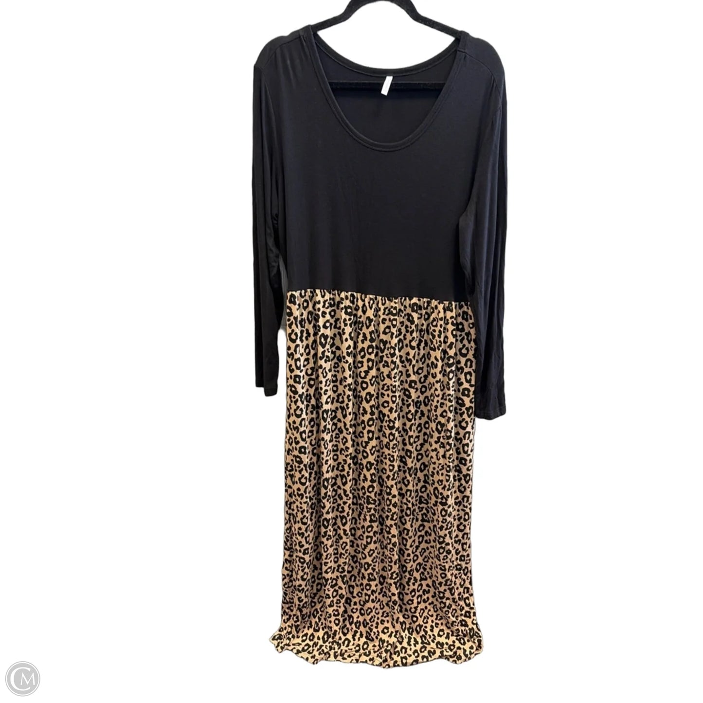 Dress Casual Maxi By Clothes Mentor In Animal Print, Size: 2x