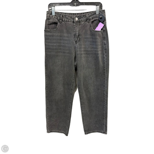 Jeans Straight By Dazy In Black Denim, Size: 12
