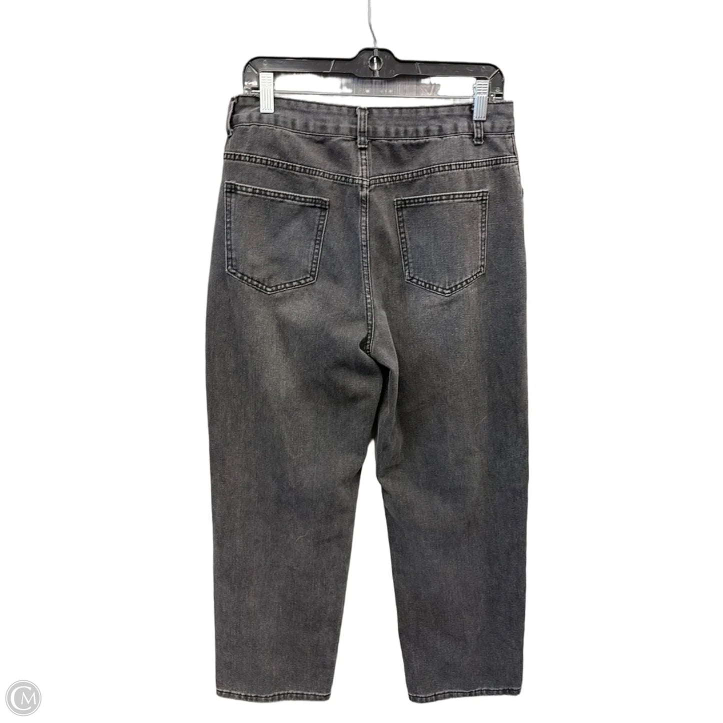 Jeans Straight By Dazy In Black Denim, Size: 12