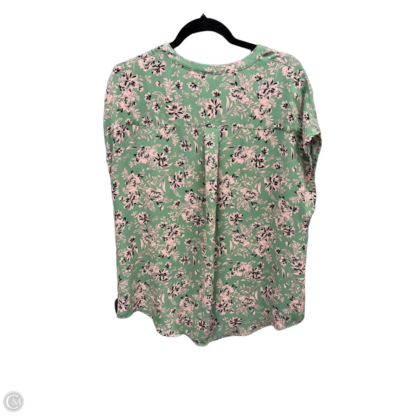 Top Short Sleeve By Torrid In Green & Pink, Size: L