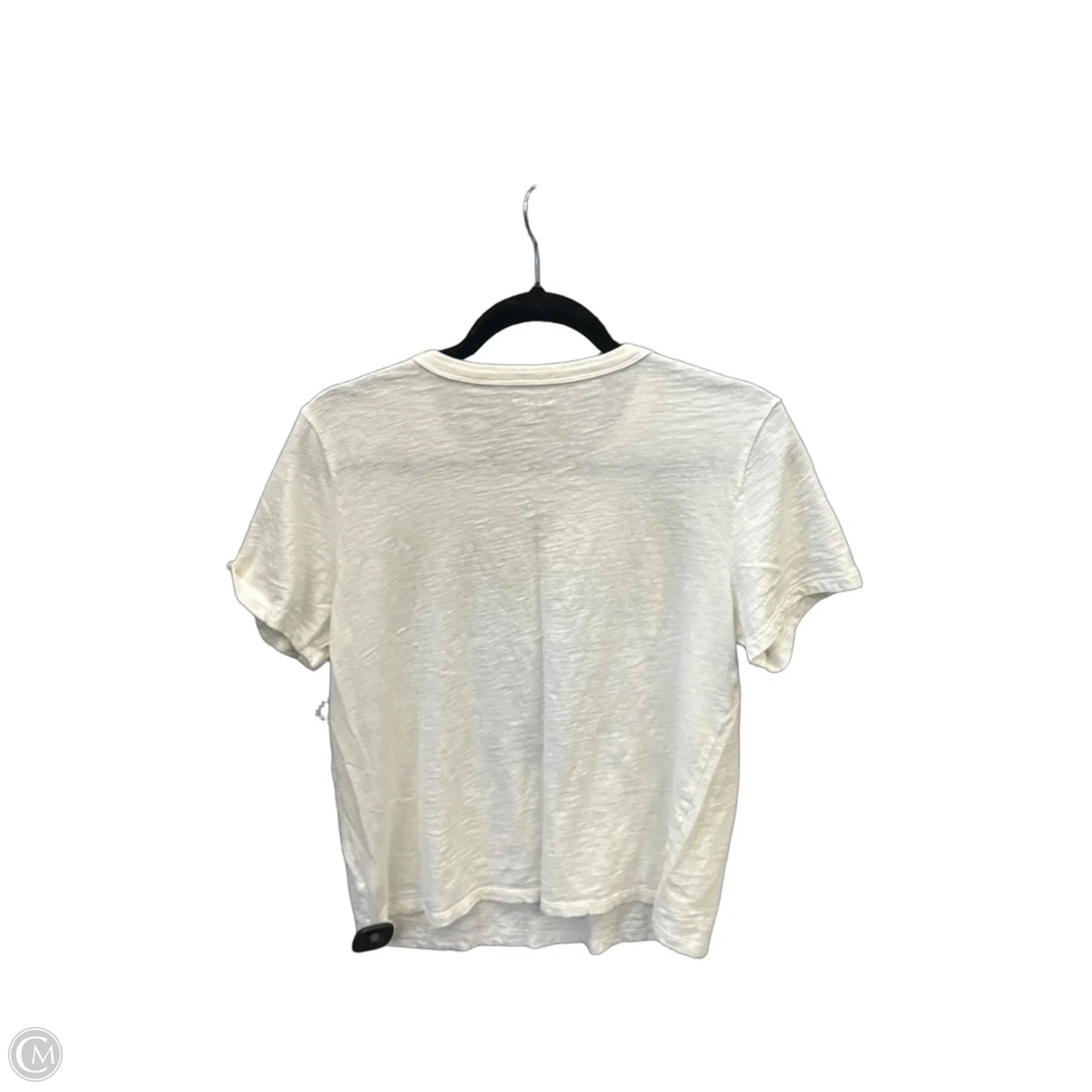 Top Short Sleeve By Old Navy In White, Size: M