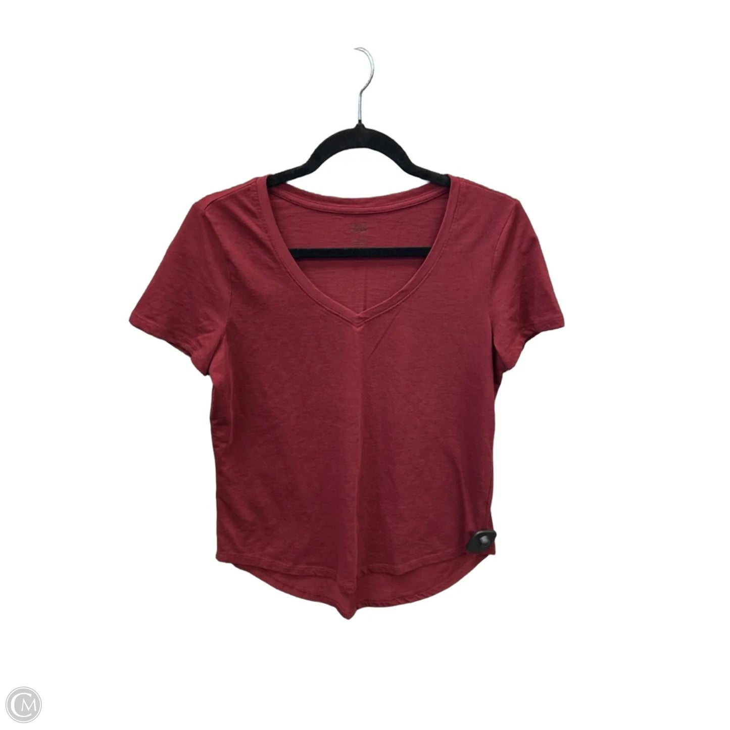 Top Short Sleeve By Falls Creek In Red, Size: S
