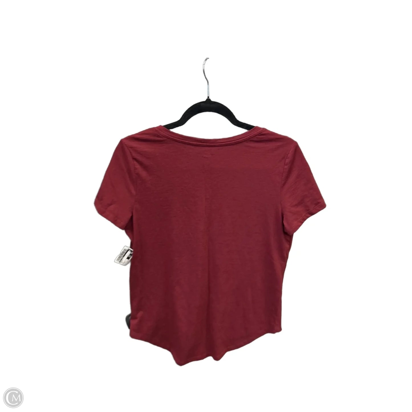 Top Short Sleeve By Falls Creek In Red, Size: S