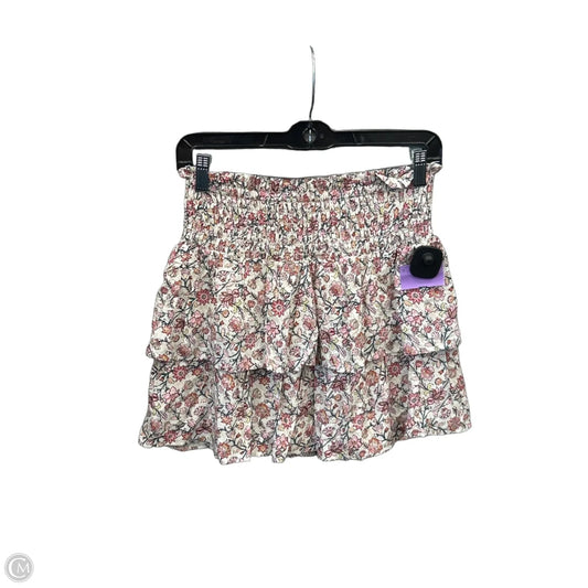 Skirt Midi By Wallflower In Floral Print, Size: 8