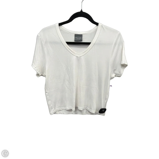 Top Short Sleeve By Olivia Rae In White, Size: M